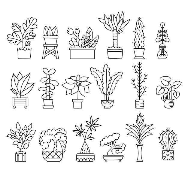 Ilustración de vector de plantas