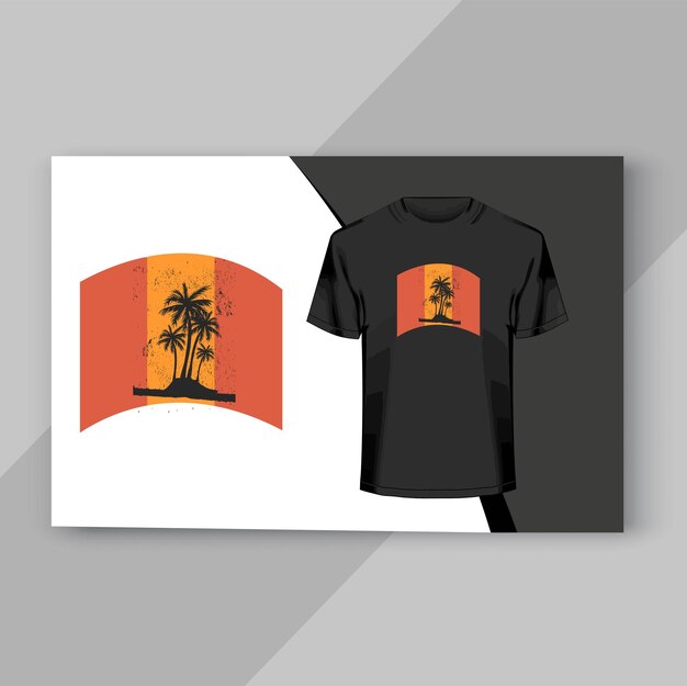 Ilustración de vector de plantilla de diseño de camiseta de logotipo moderno.