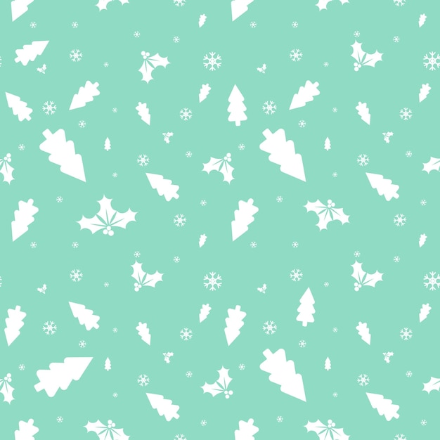 Ilustración de vector de plantilla de diseño de cartel de Navidad de patrones sin fisuras de Navidad