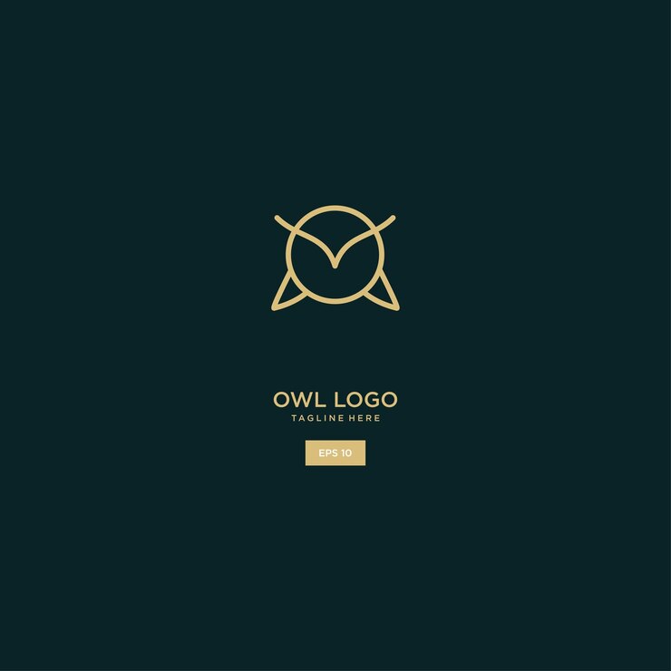 Vector ilustración de vector de plantilla de diseño de icono de logotipo de búho