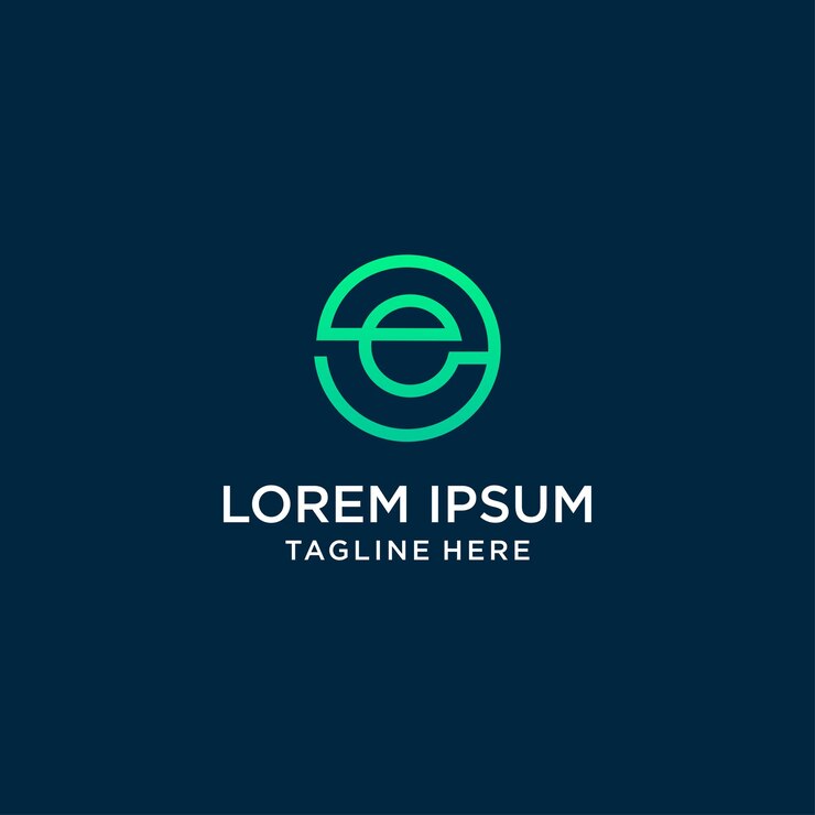 Vector ilustración de vector de plantilla de diseño de icono de logotipo de letra e