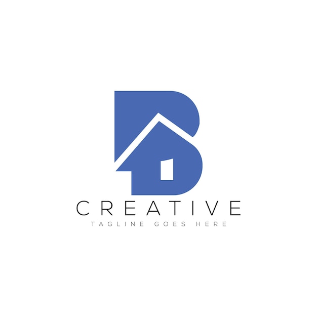 Ilustración de vector de plantilla de diseño de logotipo letra B