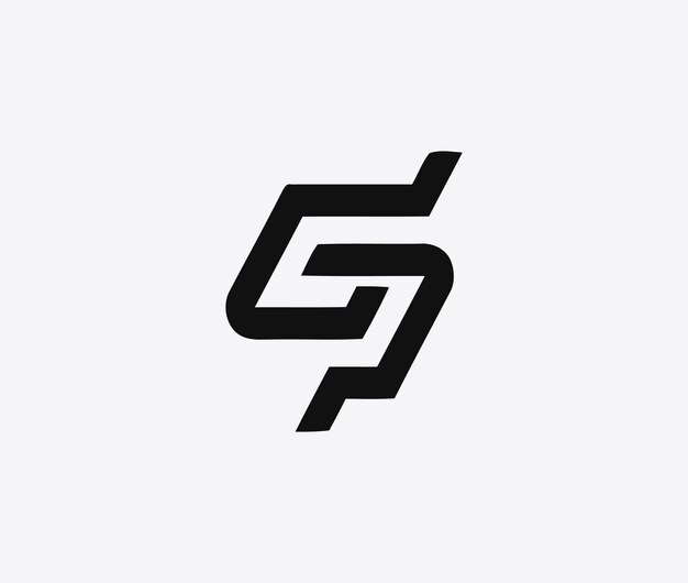 Ilustración de vector de plantilla de diseño de logotipo letra G