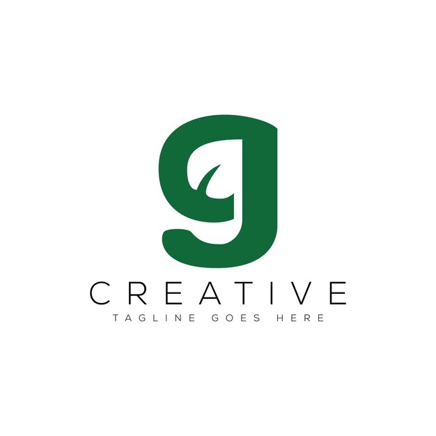 Ilustración de vector de plantilla de diseño de logotipo letra G
