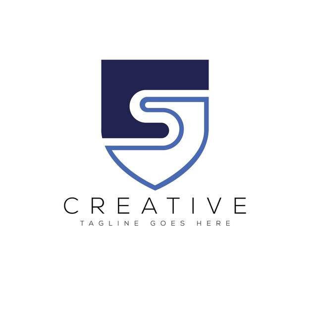 Ilustración de vector de plantilla de diseño de logotipo de letra S