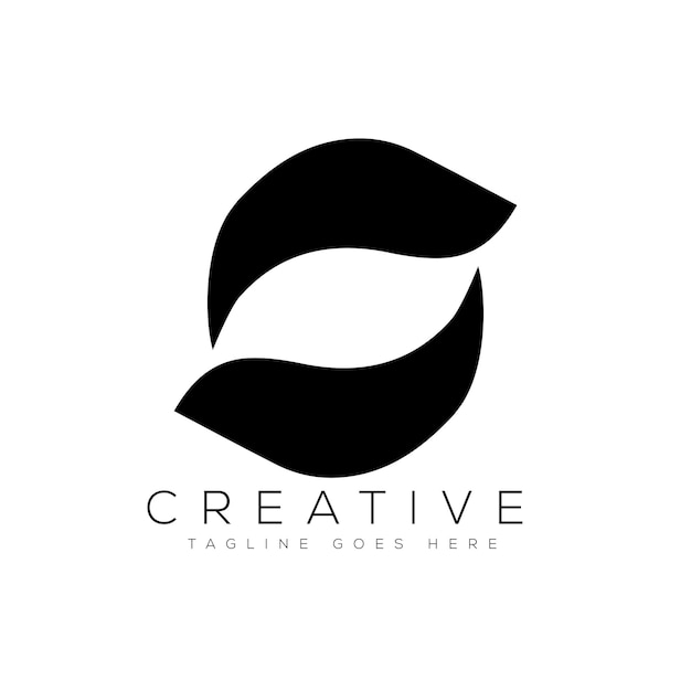 Ilustración de vector de plantilla de diseño de logotipo de letra S