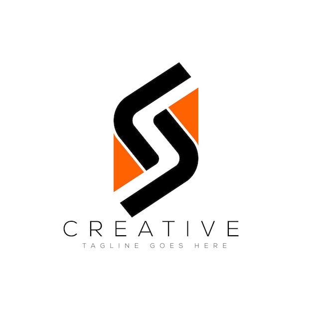Ilustración de vector de plantilla de diseño de logotipo de letra S