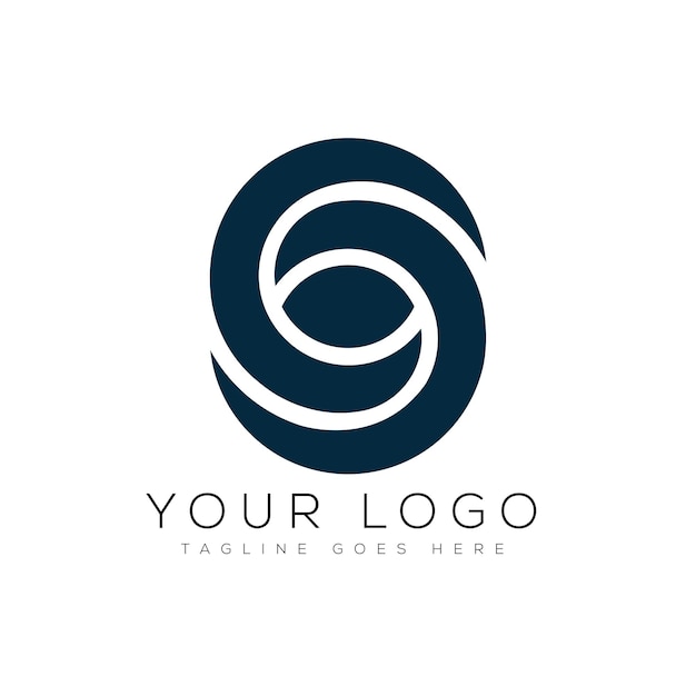 Ilustración de vector de plantilla de diseño de logotipo de letra S