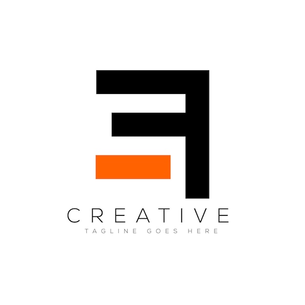 Ilustración de vector de plantilla de diseño de logotipo letra SF