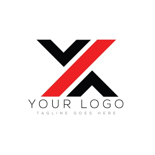 Ilustración de vector de plantilla de diseño de logotipo letra X