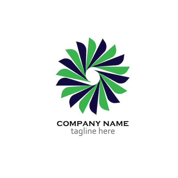 Ilustración de vector de plantilla de diseño de logotipo de unidad abstracta corporativa de negocios