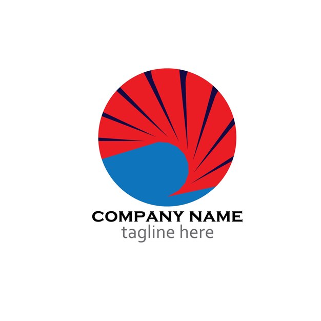 Ilustración de vector de plantilla de diseño de logotipo de unidad abstracta corporativa de negocios