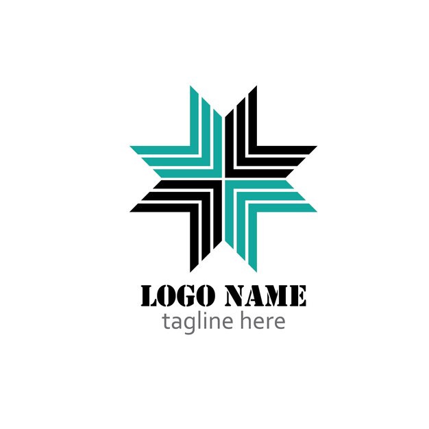 Ilustración de vector de plantilla de diseño de logotipo de unidad abstracta corporativa de negocios