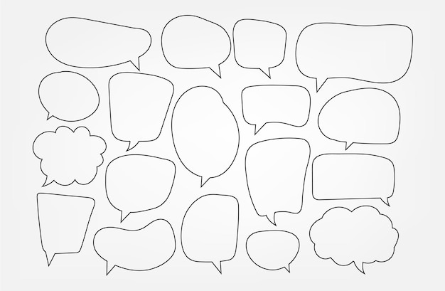 Ilustración de vector de plantilla de diseño de papel de corte de burbuja de discurso para su negocio