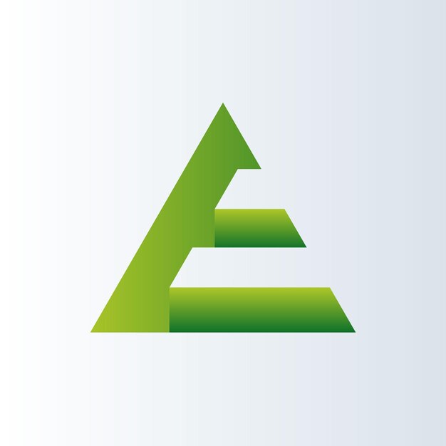 Ilustración de vector de plantilla de elemento de diseño de icono de logotipo de letra E