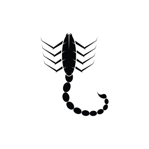 Ilustración de Vector de plantilla de logotipo de escorpión