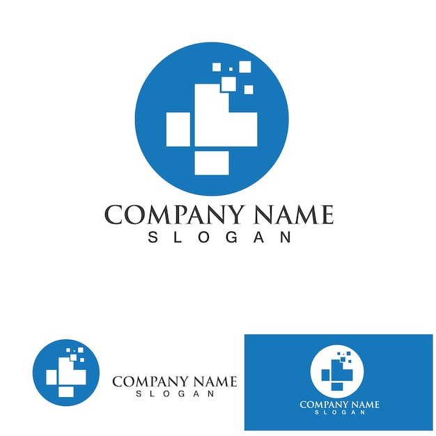 Ilustración de vector de plantilla de logotipo médico cruzado