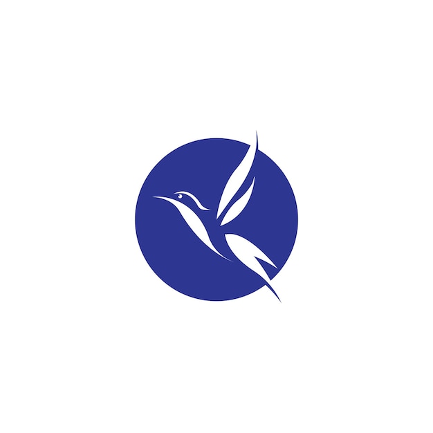 Ilustración de vector de plantilla de logotipo de pájaro