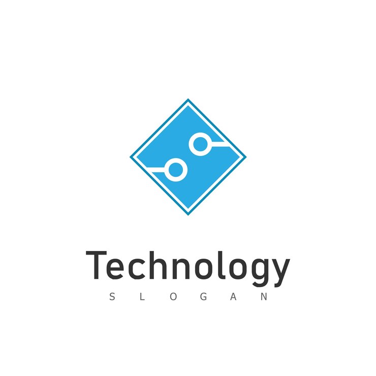 Vector ilustración de vector de plantilla de logotipo de tecnología