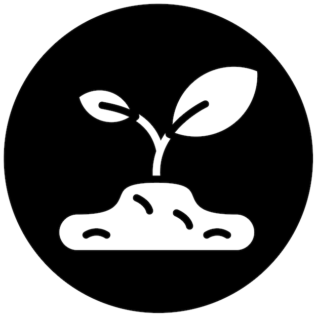 Ilustración del vector de las plántulas