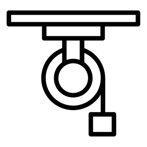 Ilustración del vector de las poleas