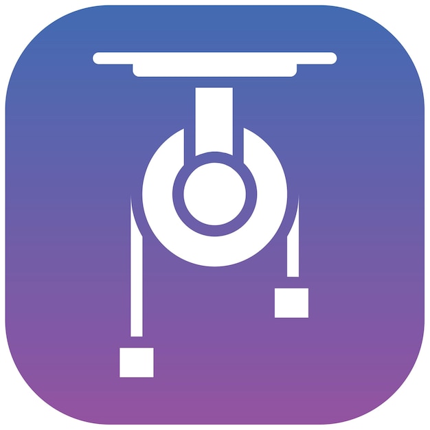 Ilustración del vector de las poleas