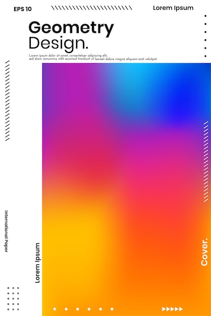 Ilustración de vector de polígonos abstractos y líneas sobre fondo de vector. ilustración de gradiente abstracto de vector. perfecto para fondos de portada de revista, pancarta, póster, papel tapiz.