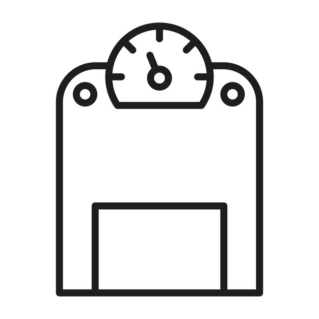 Ilustración del vector de ponderación