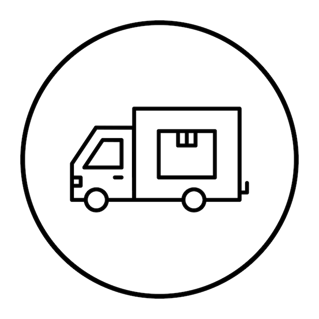 Ilustración del vector del portador de paquetes