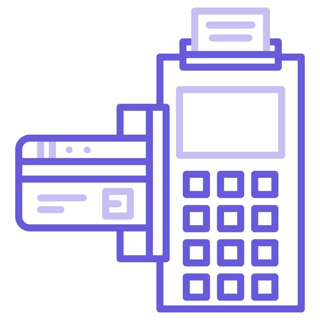 Ilustración del vector Pos terminal