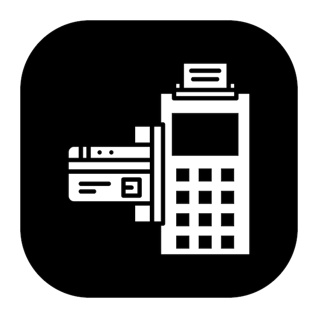 Ilustración del vector Pos terminal