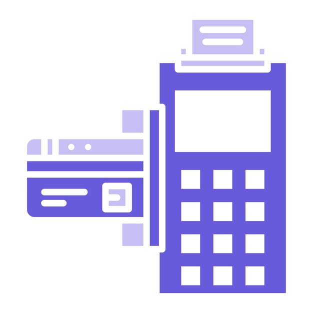 Ilustración del vector Pos terminal