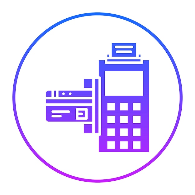 Ilustración del vector Pos terminal