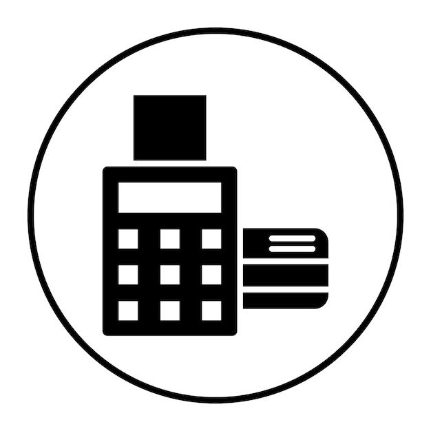 Ilustración del vector Pos terminal