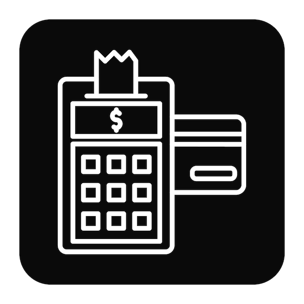 Ilustración del vector Pos terminal