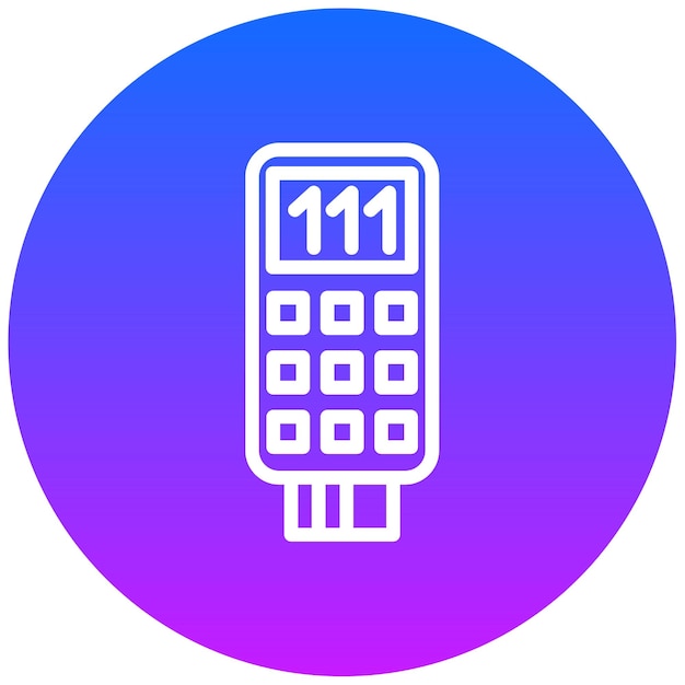 Ilustración del vector Pos terminal