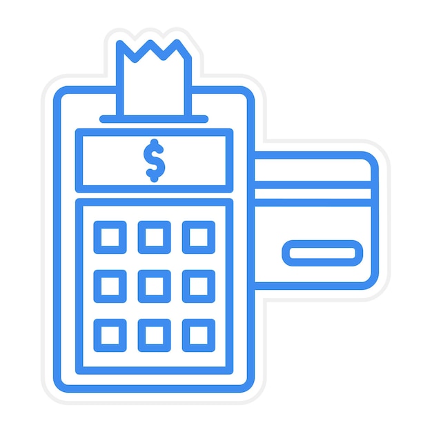 Ilustración del vector Pos terminal