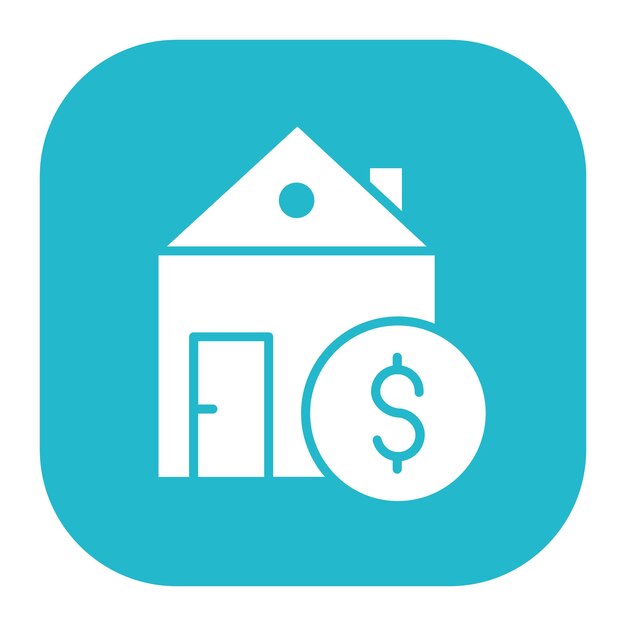 Ilustración del vector de precios de las casas