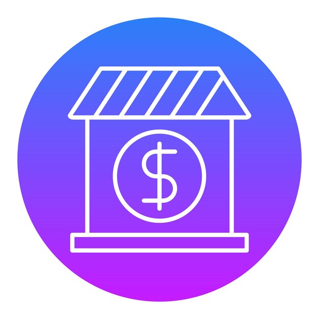 Ilustración del vector de precios de las casas