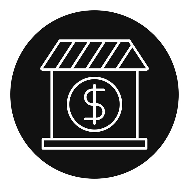 Ilustración del vector de precios de las casas