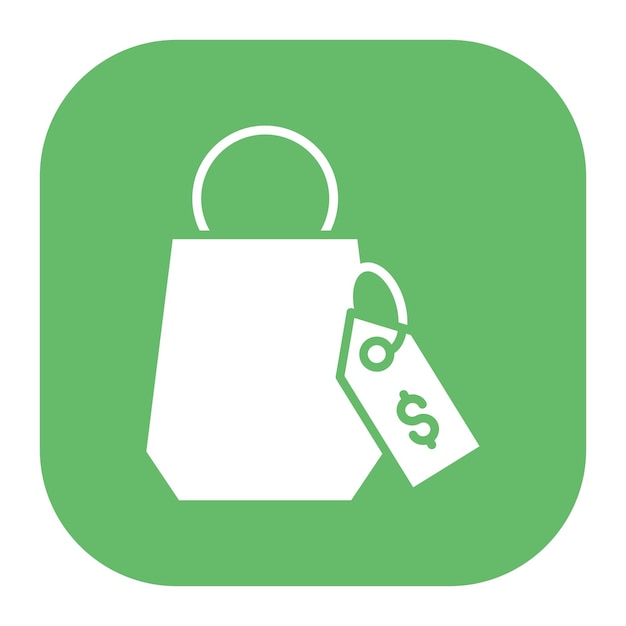 Ilustración del vector de precios de las compras