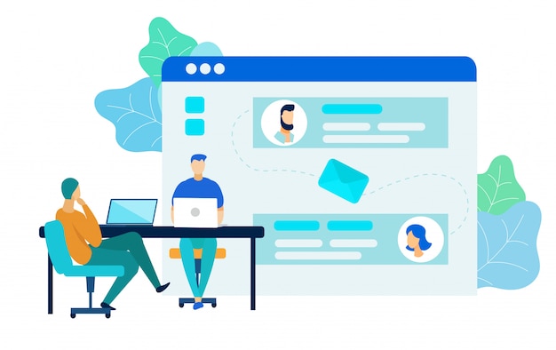 Ilustración de Vector de proceso de desarrollo de software