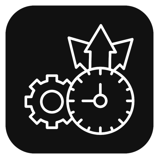 Ilustración del vector de productividad
