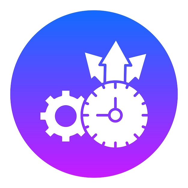 Ilustración del vector de productividad