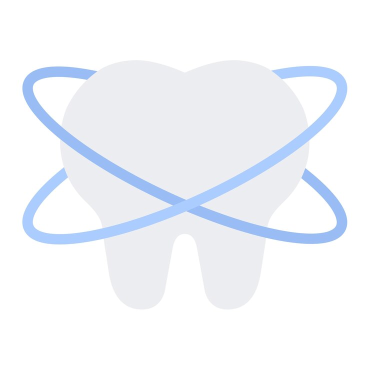 Ilustración del vector de protección de los dientes