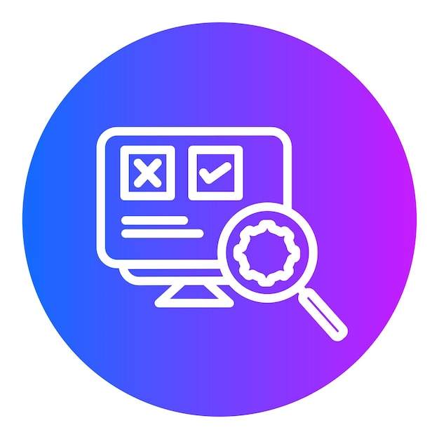 Ilustración del vector de prueba funcional