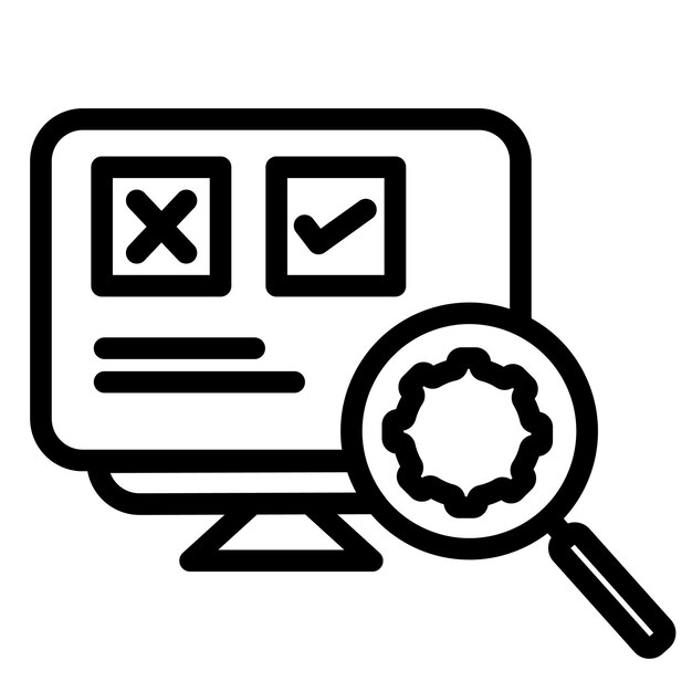 Ilustración del vector de prueba funcional