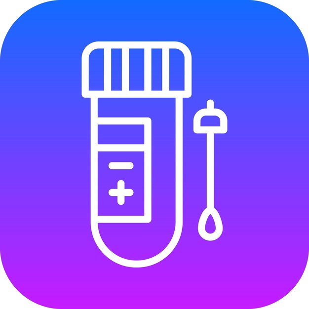 Ilustración del vector de prueba del hisopo