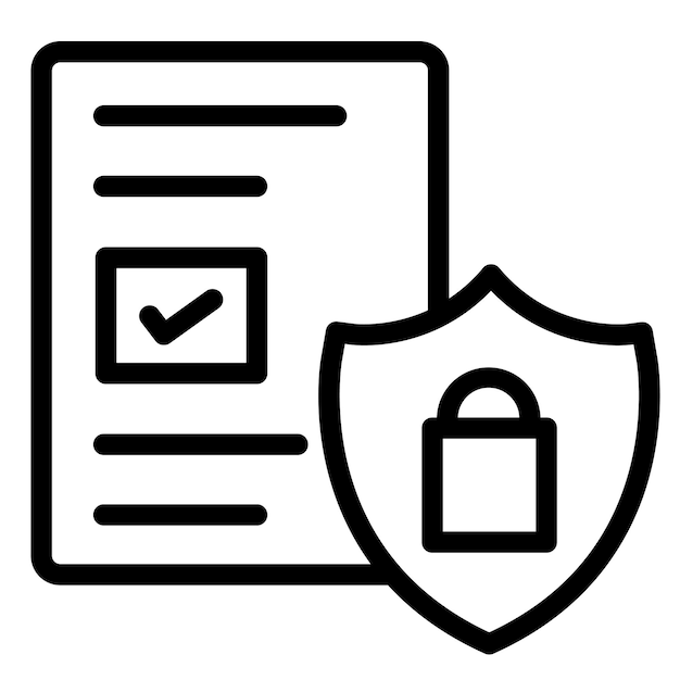 Ilustración del vector de prueba de seguridad