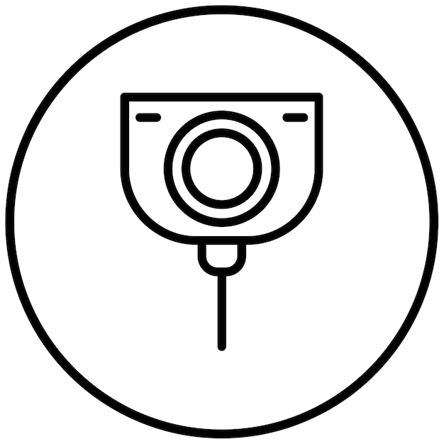 Ilustración del vector del puerto de quimioterapia